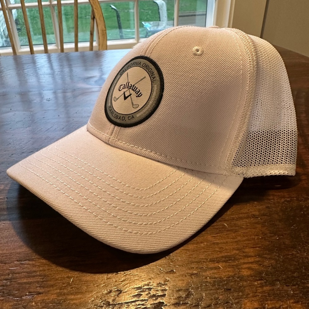 Callaway Classic White Golf Cap - New w/o Tags